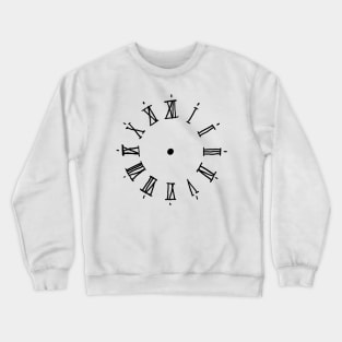 Roman Clock Crewneck Sweatshirt